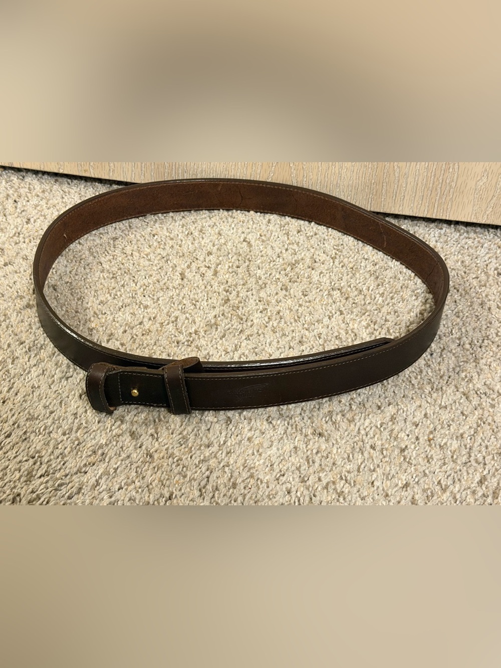 Redwing Brown Leather Men's Belt - Classic Dress Belt size 42